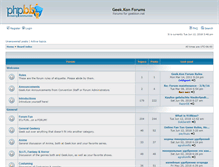 Tablet Screenshot of forums.geekkon.net